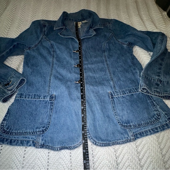Vintage St.John's Bay Denim Blazer/Jacket - Size Large - Picture 8 of 8